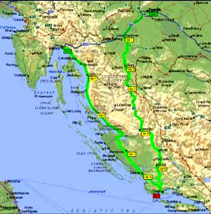 slunj karta How to reach Marina in Croatia   Kako doći do Marine slunj karta